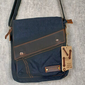 AUGUR Canvas Crossbody Men Military Army Vintage Messenger Shoulder Travel Bag